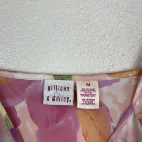 Gilligan O'Malley Women s Y2K Spring Floral Pastel Slip Dress Size Medium - Picture 3 of 4